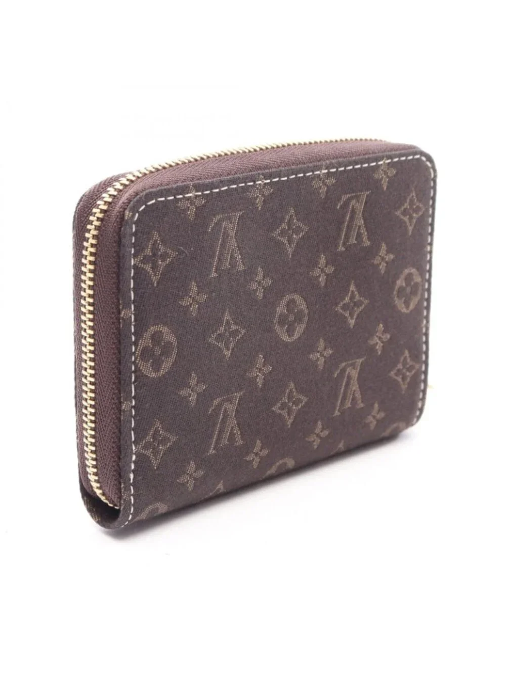 Louis Vuitton Coin Purse Zippy Monogram Idylle Fusain Canvas